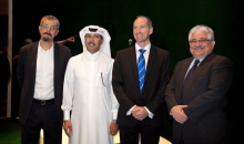 Ο κ. Τζαβάρας κατά την επίσκεψη του στο Μουσείο Ολυμπιακών Αγώνων και Αθλημάτων του Κατάρ